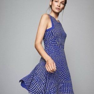 Reiss Nelly Spot Print Dress